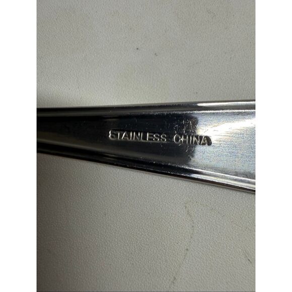 Stainless China Flatware Set 13 Pieces - Picture 7 of 8
